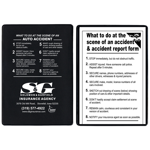 Insurance card holder kit opens on short side.... from ASI 83770 Royal Industries / The Royal Line