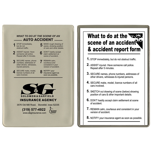 Insurance card holder kit opens on short side.... from ASI 83770 Royal Industries / The Royal Line