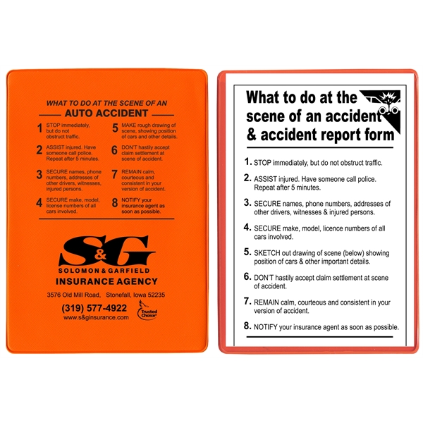 Insurance card holder kit opens on short side.... from ASI 83770 Royal Industries / The Royal Line