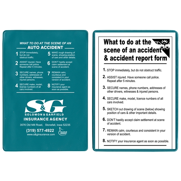 Insurance card holder kit opens on short side.... from ASI 83770 Royal Industries / The Royal Line