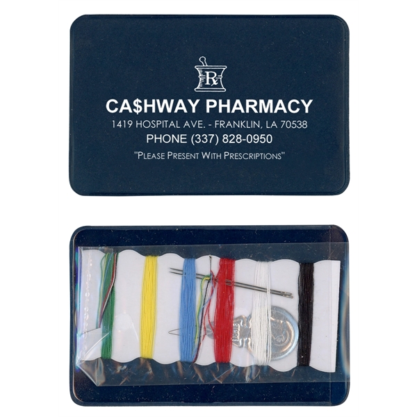 Sewing kit in see through vinyl case.... from ASI 83770 Royal Industries / The Royal Line