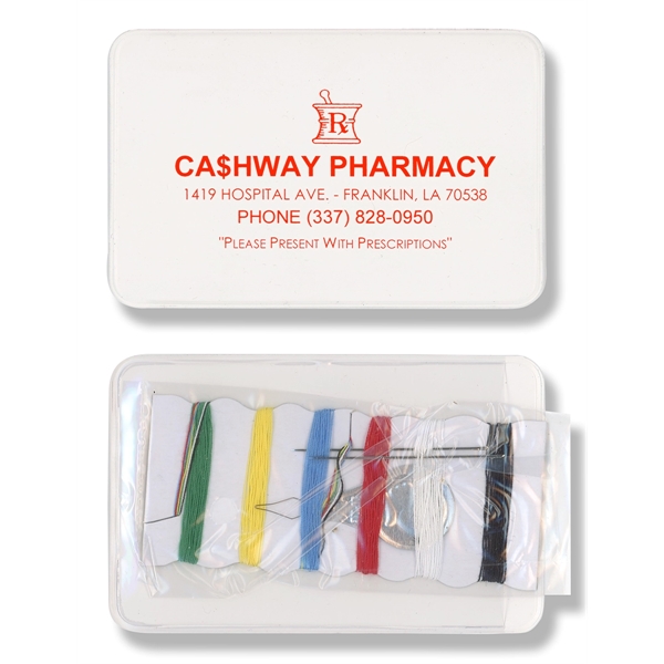 Sewing kit in see through vinyl case.... from ASI 83770 Royal Industries / The Royal Line