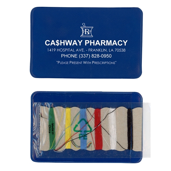 Sewing kit in see through vinyl case.... from ASI 83770 Royal Industries / The Royal Line