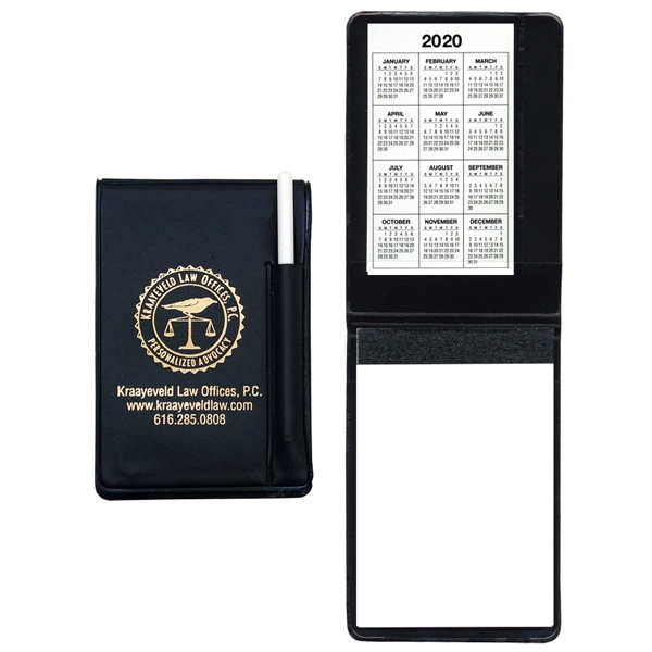 Standard vinyl memo books with white pen.... from ASI 83770 Royal Industries / The Royal Line