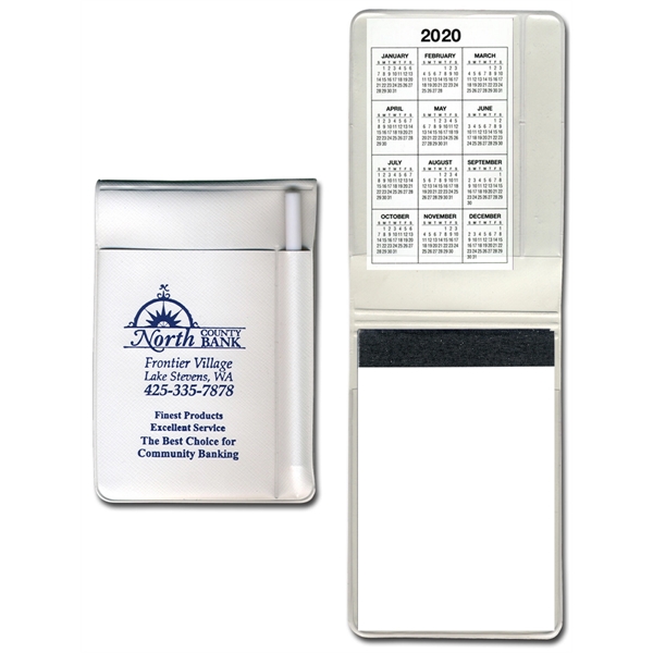 Standard vinyl memo books with white pen.... from ASI 83770 Royal Industries / The Royal Line