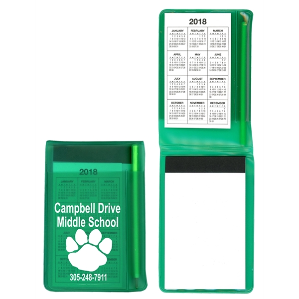 Translucent Memo Book With Matching Pen... from ASI 83770 Royal Industries / The Royal Line