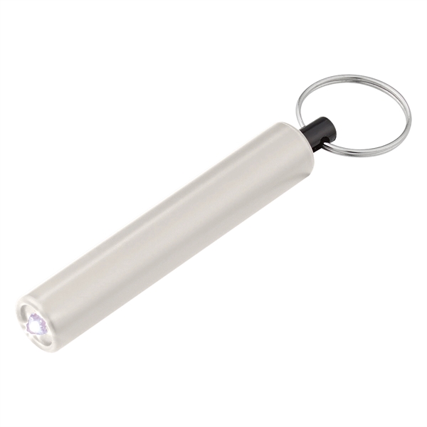 Mini LED flashlight with a split ring key tag attached.... from ASI 61125 Hit Promotional Products / Hit®