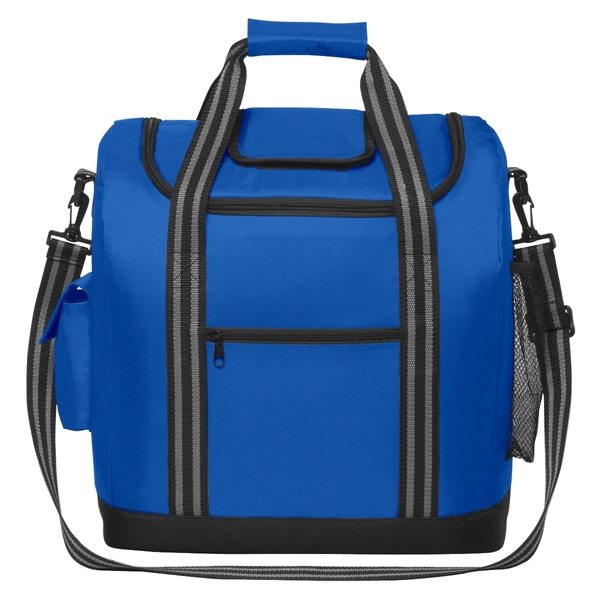 Insulated cooler bag with easy access top compartment.... from ASI 61125 Hit Promotional Products / Hit®