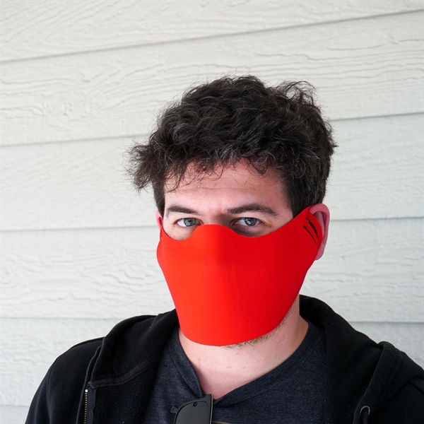 Stretchable, breathable, one piece mask with triple layer filtration.... from ASI 61966 HPG / Best Promotions USA