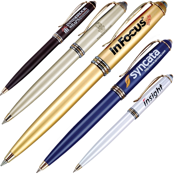 Brass Twist Action Ballpoint Pen... from ASI 79535 Primetime / Primetime