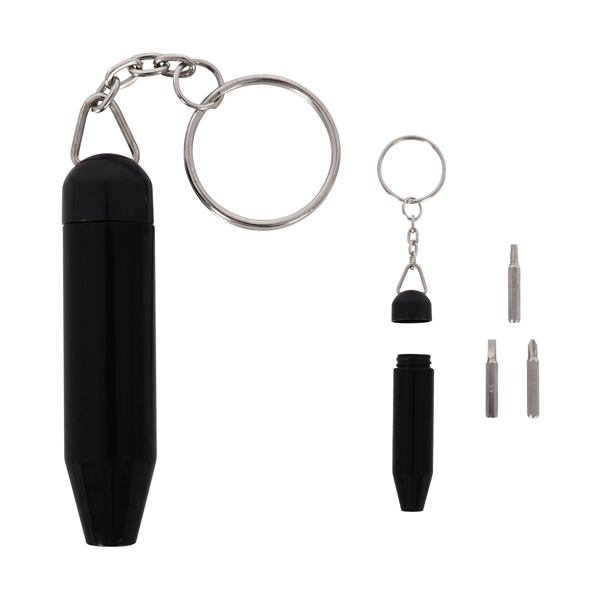 Mini tool keychain kit with a flathead screwdriver.... from ASI 61125 Hit Promotional Products / Hit®
