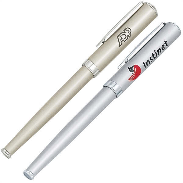 Solid brass construction. Cap-off rollerball with matte finish.... from ASI 79535 Primetime / Primetime