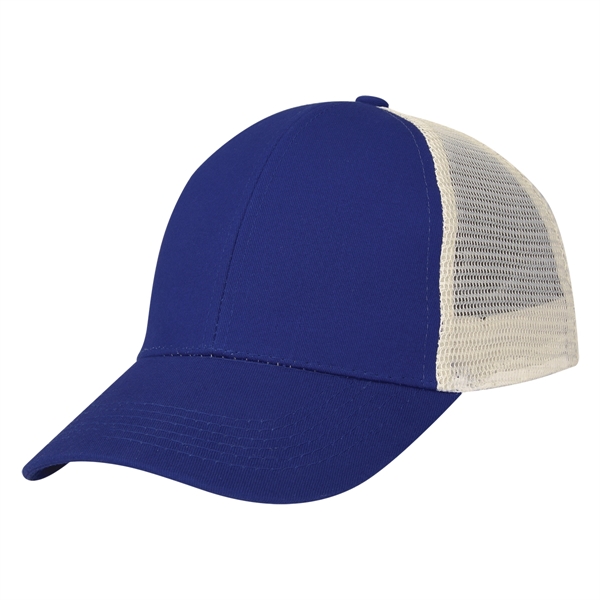 Mesh Back Price Buster Cap with 100% Brushed Cotton Twill Crown,... from ASI 61125 Hit Promotional Products / Hit®