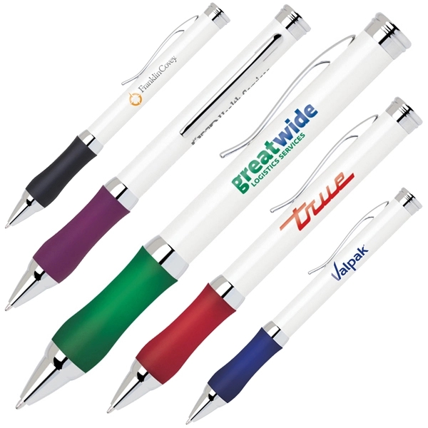 Brass twist action ballpoint pen... from ASI 79535 Primetime / Primetime