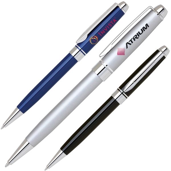 Aluminum twist action ballpoint pen... from ASI 79535 Primetime