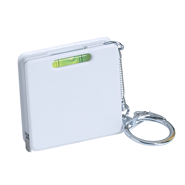 Square level tape measure key tag.... from ASI 61125 Hit Promotional Products / Hit®