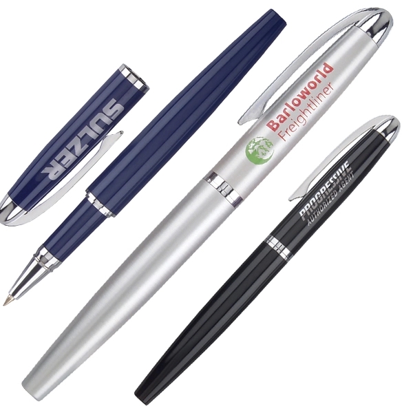Cap off rollerball pen with spring pocket clip.... from ASI 79535 Primetime / Primetime