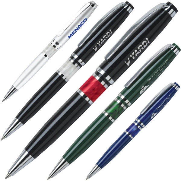 Twist action ballpoint pen with high gloss lacquer finish.... from ASI 79535 Primetime / Primetime