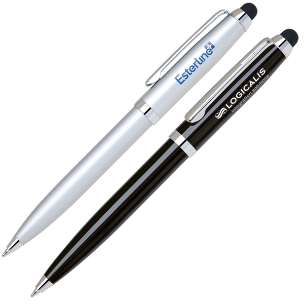 Brass ballpoint pen with stylus... from ASI 79535 Primetime / Primetime