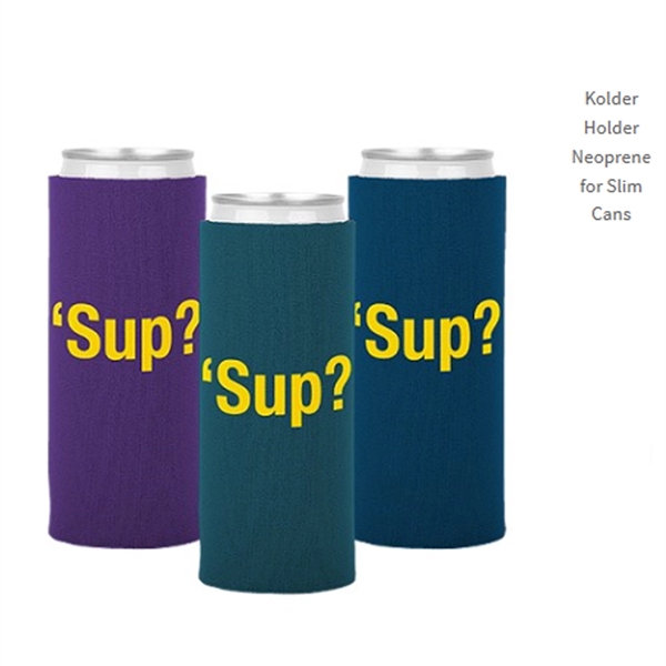 Kolder Holder 4CP Neoprene for Slim Cans. Single seamed can insulator... from ASI 74710 Numo