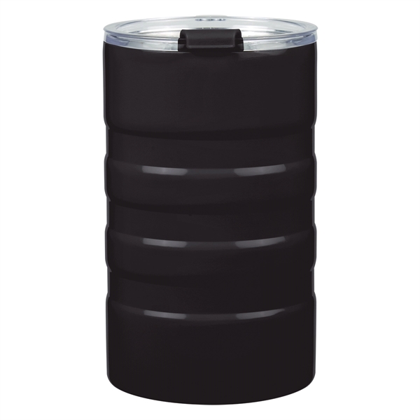 18 oz. double wall stainless steel tumbler featuring a spill-resistant flip-top... from ASI 61125 Hit Promotional Products