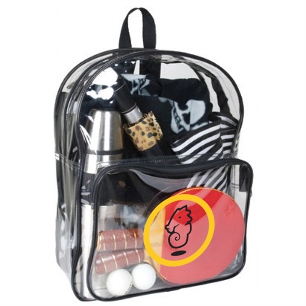 Completely see through backpack keeps all your items completely visible.... from ASI 40544 Binaco / Binaline