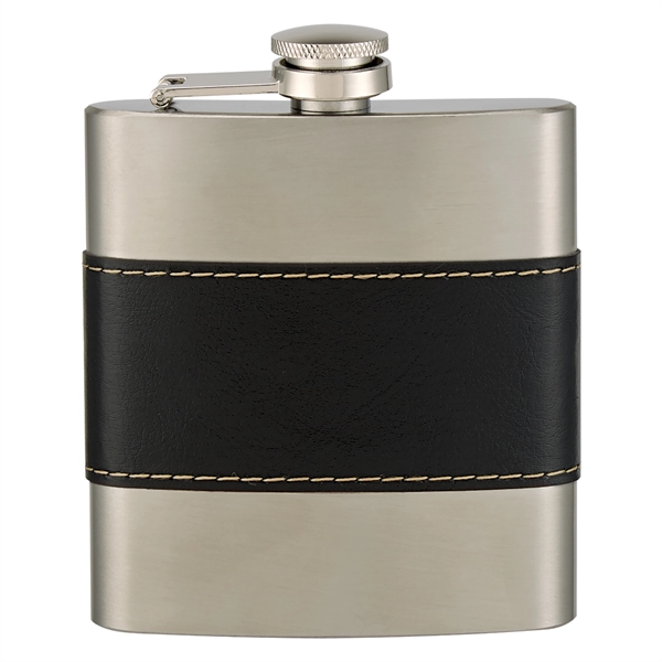 6 oz. stainless steel flask with a self-attached, screw-on, spill-resistant lid.... from ASI 61125 Hit Promotional Products / Hit®