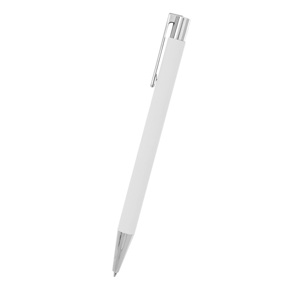 Plunger-action Beatrix pen with a rubberized aluminum body for taking notes... from ASI 61125 Hit Promotional Products / Hit®