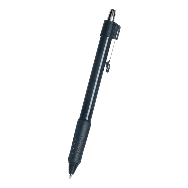 Retractable gel pen with rubber grip.... from ASI 61125 Hit Promotional Products / Hit®