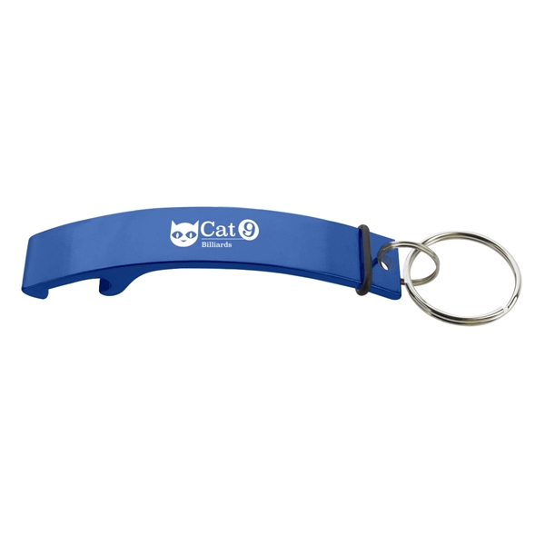 Curve Aluminum Bottle Opener. Curved Bottle Opener with Split Ring. ... from ASI 61125 Hit Promotional Products / Hit®