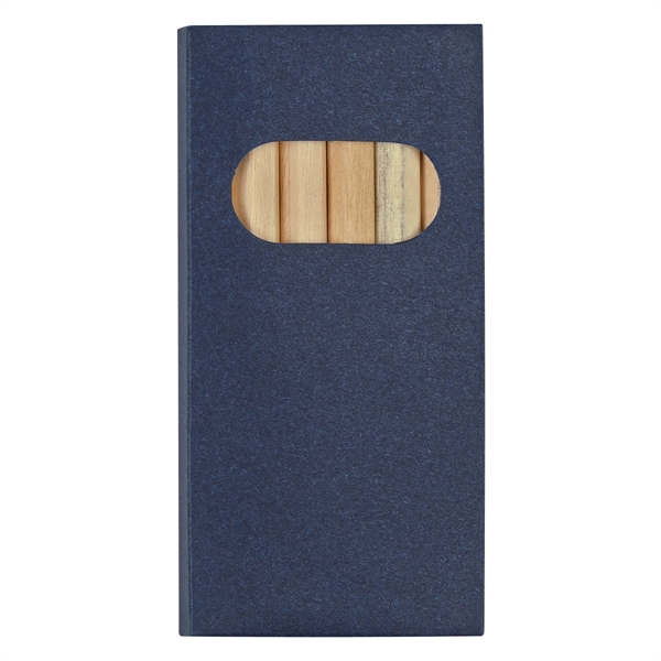 6-Piece colored pencil with black, blue, brown, green, red and yellow... from ASI 61125 Hit Promotional Products / Hit®