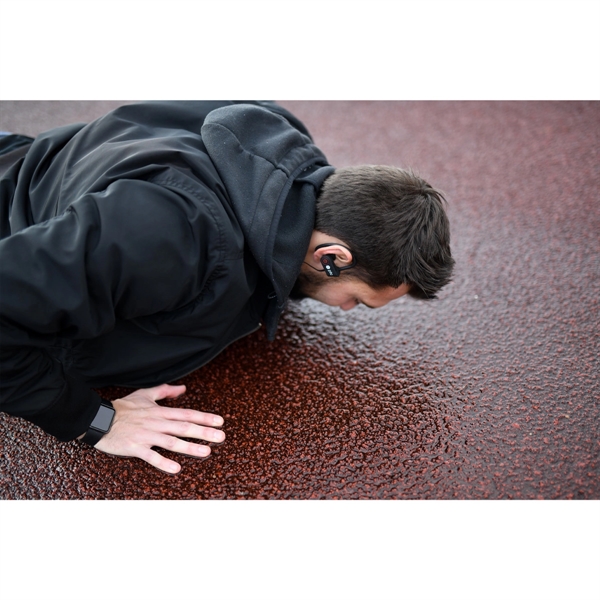 2" x 1.38" x 1.25" plastic and silicone Arcos Bluetooth earbuds... from ASI 56070 Gemline / Gemline®