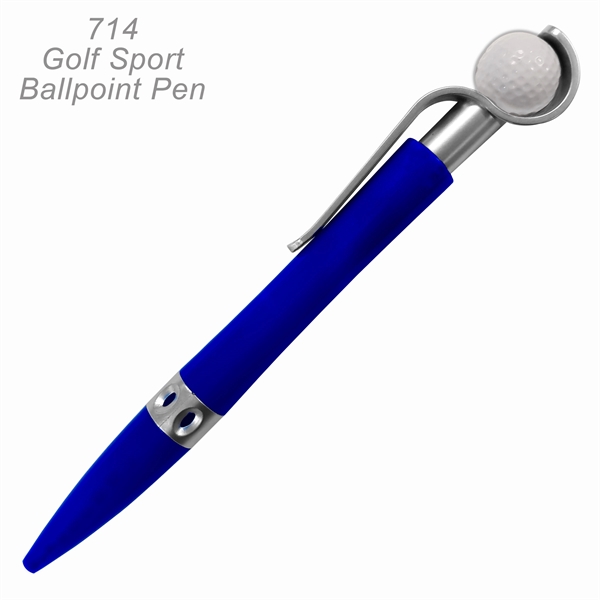 Golf Ball Sports Ballpoint Pen With Spinning Ball - Ready Inventory... from ASI 45100 Chulani Promotional Products, Inc / Competitive Edge Innovations/Chulani