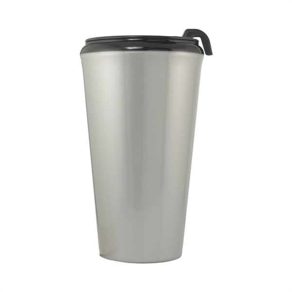 The 16 oz USA Made Insulated Infinity tumbler has a high-gloss... from ASI 93520 Ventura Inc