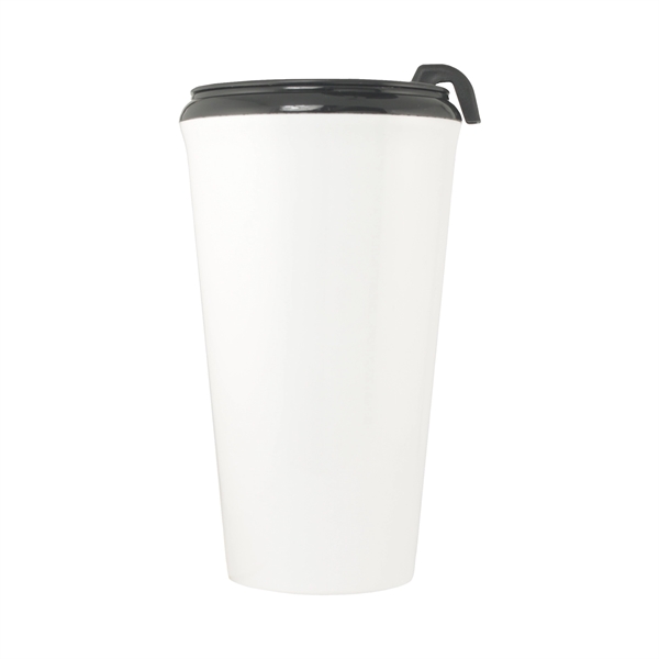 The 16 oz USA Made Insulated Infinity tumbler has a high-gloss... from ASI 93520 Ventura Inc