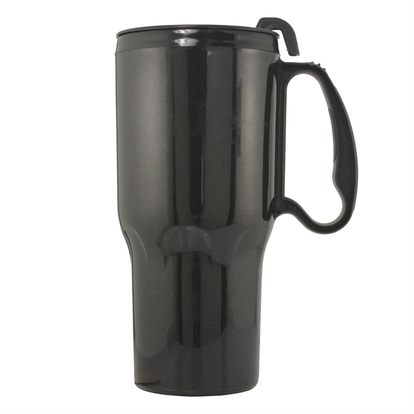 The 21 oz Sportster insulated mug has a high-gloss finish and... from ASI 93520 Ventura Inc
