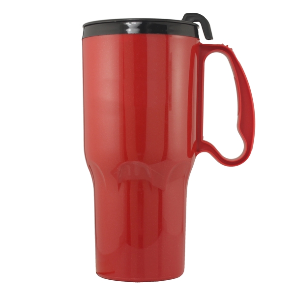 The 21 oz Sportster insulated mug has a high-gloss finish and... from ASI 93520 Ventura Inc