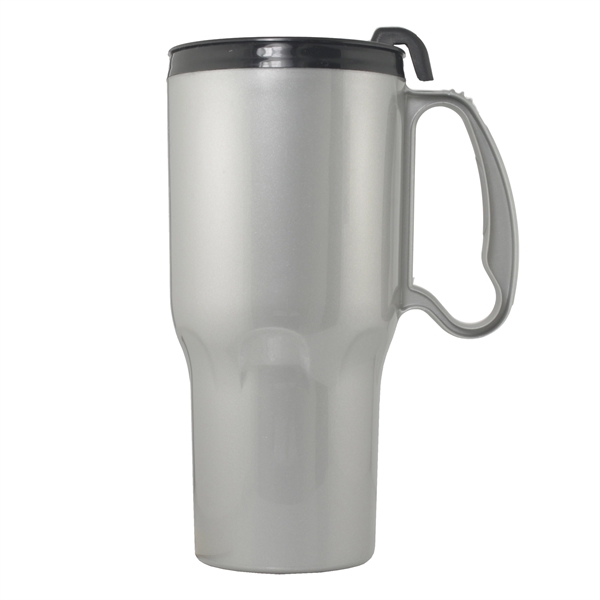 The 21 oz Sportster insulated mug has a high-gloss finish and... from ASI 93520 Ventura Inc