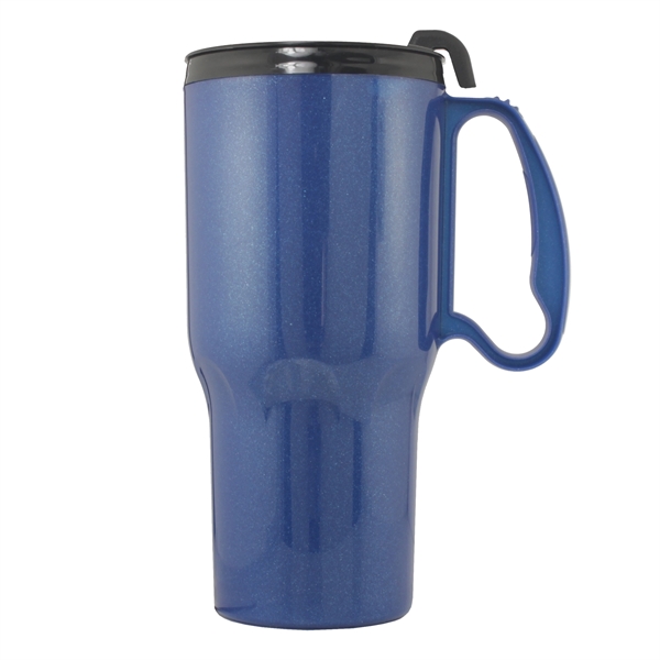 The 21 oz Sportster insulated mug has a high-gloss finish and... from ASI 93520 Ventura Inc