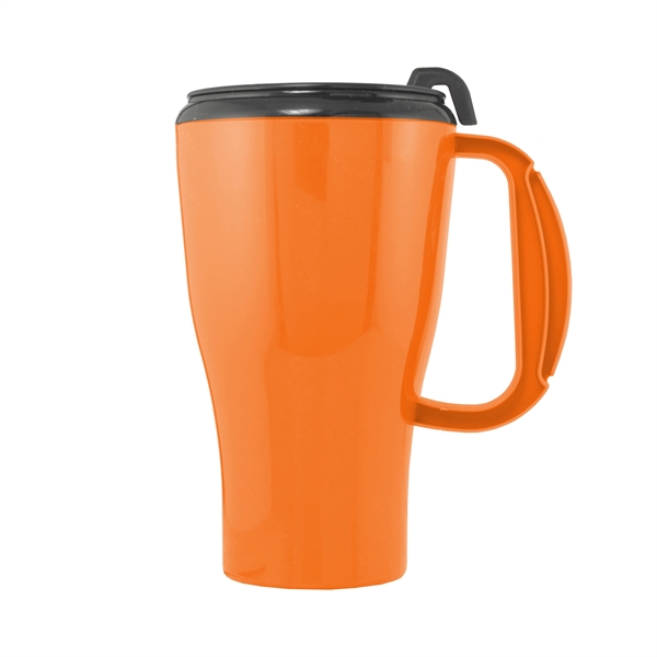 The 16 oz Insulated Omega mug has a high-gloss finish and... from ASI 93520 Ventura Inc