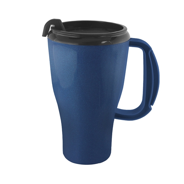 The 16 oz Insulated Omega mug has a high-gloss finish and... from ASI 93520 Ventura Inc