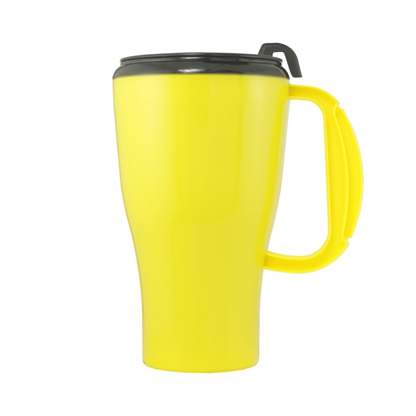 The 16 oz Insulated Omega mug has a high-gloss finish and... from ASI 93520 Ventura Inc