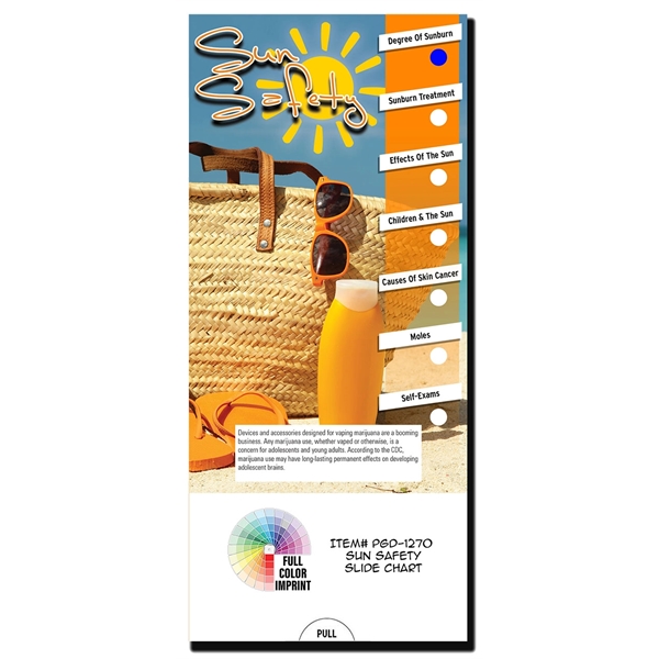 Slide chart sun safety slide chart and information guide.... from ASI 45815 Coloring Book Solutions / Coloring Book Solutions™ LivRite