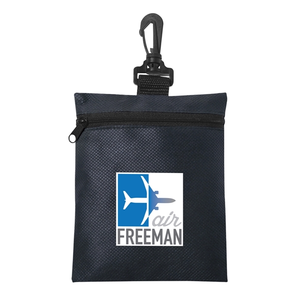 Non-woven zippered pouch.... from ASI 61125 Hit Promotional Products / Hit®