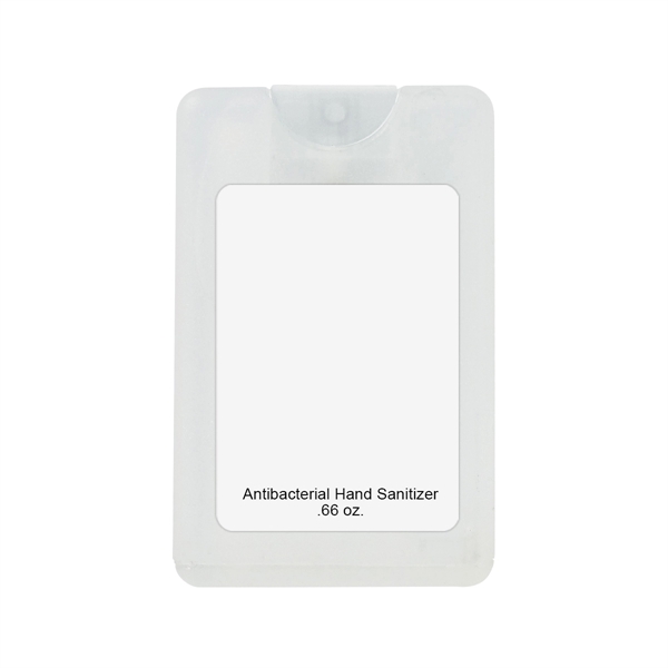 0.66 oz. Card Shape Hand Sanitizer.  Lightly Scented.... from ASI 61125 Hit Promotional Products / Hit®