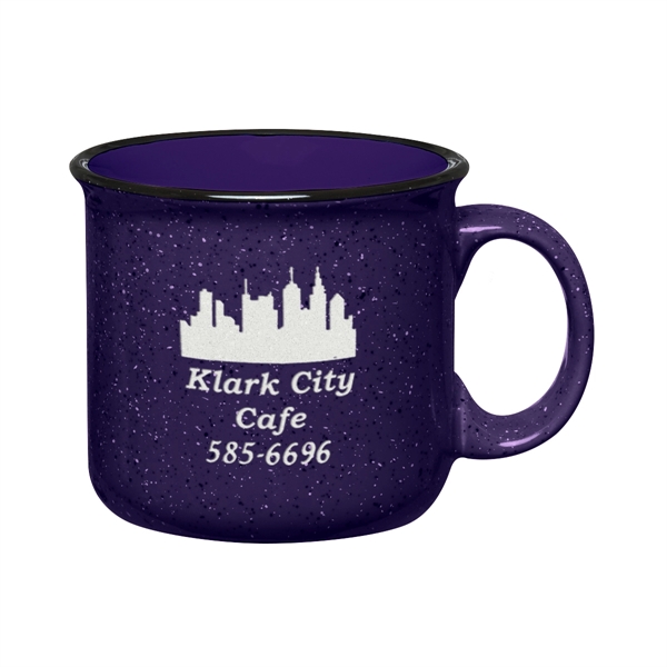 15 oz. ceramic campfire mug with retro granite design.... from ASI 61125 Hit Promotional Products / Hit®