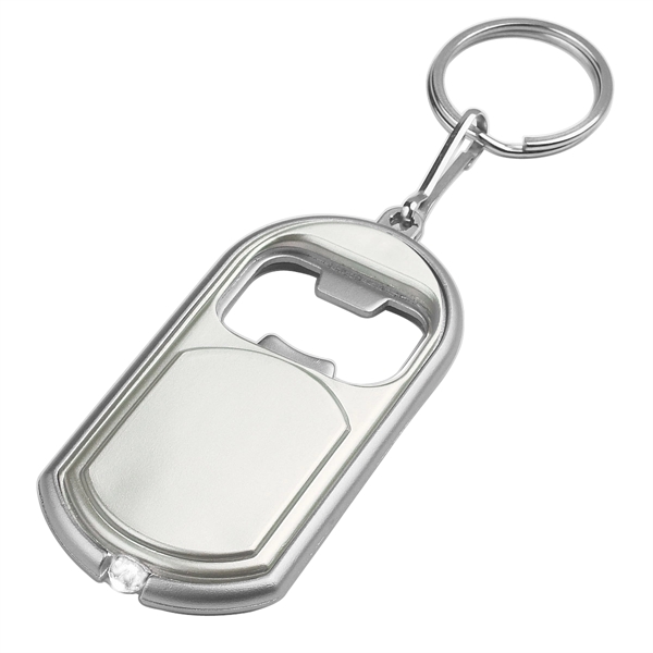 Bottle opener key chain with LED light.... from ASI 61125 Hit Promotional Products / Hit®