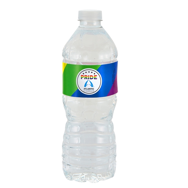 16.9 oz. water bottle with natural spring water and a customizable... from ASI 71685 Midnite Snax®