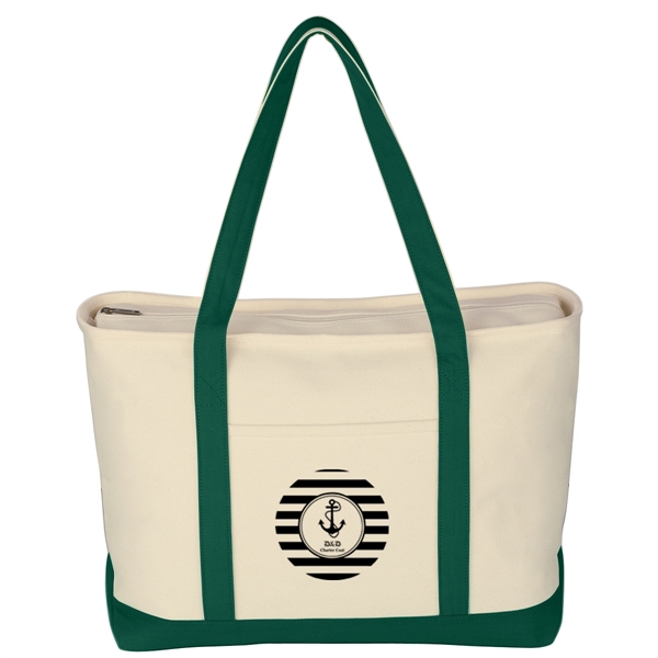 Large Heavy Cotton Canvas Boat Tote.  24 oz. Canvas. ... from ASI 61125 Hit Promotional Products / Hit®