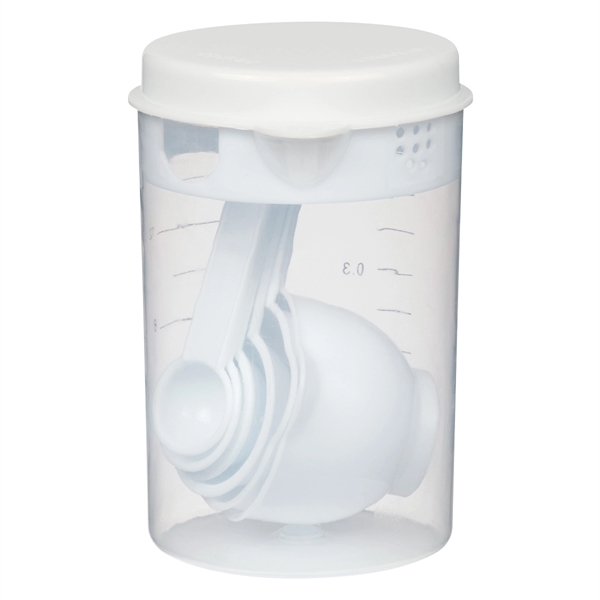 7 piece BPA free measuring set that stores within itself.... from ASI 61125 Hit Promotional Products / Hit®